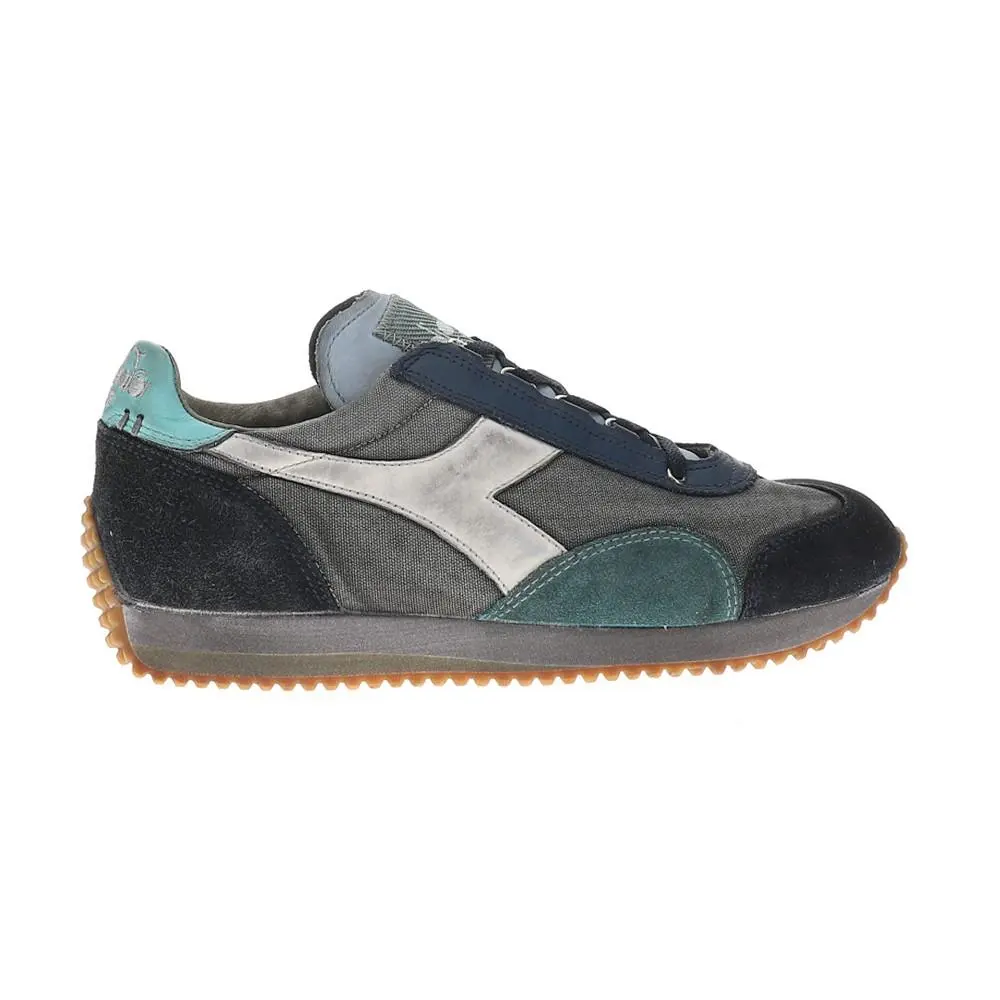 Diadora Equipe Dirty Sw Evo Lace Up Mens Blue Sneakers Casual Shoes 181251-6505