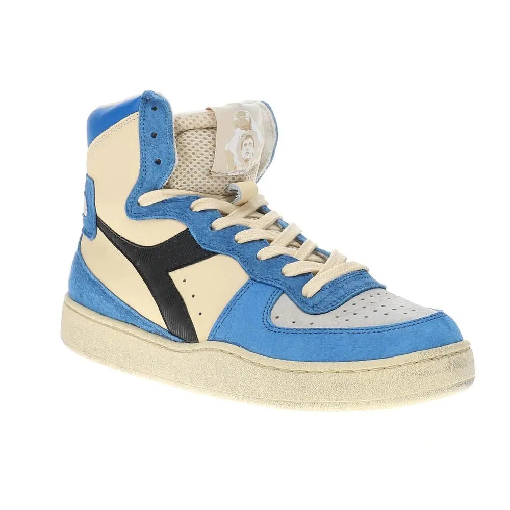 Diadora shoes - diadora Mi Basket Podio Italia High Top - 180475-65107 - Blue, Off White 0
