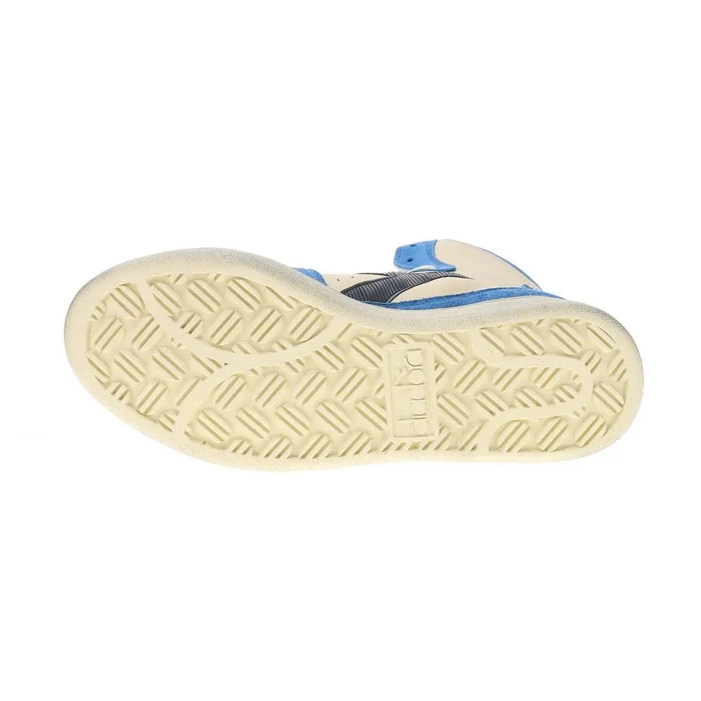 Diadora shoes - diadora Mi Basket Podio Italia High Top - 180475-65107 - Blue, Off White 8