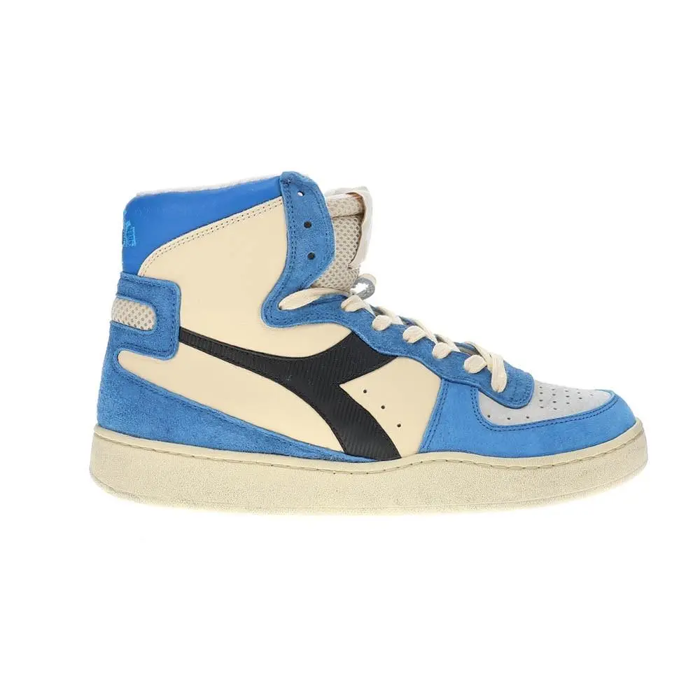 Diadora shoes - diadora Mi Basket Podio Italia High Top - 180475-65107 - Blue, Off White 4