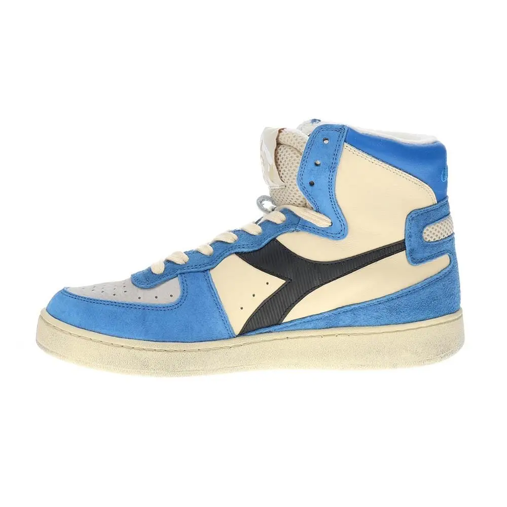 Diadora shoes - diadora Mi Basket Podio Italia High Top - 180475-65107 - Blue, Off White 6