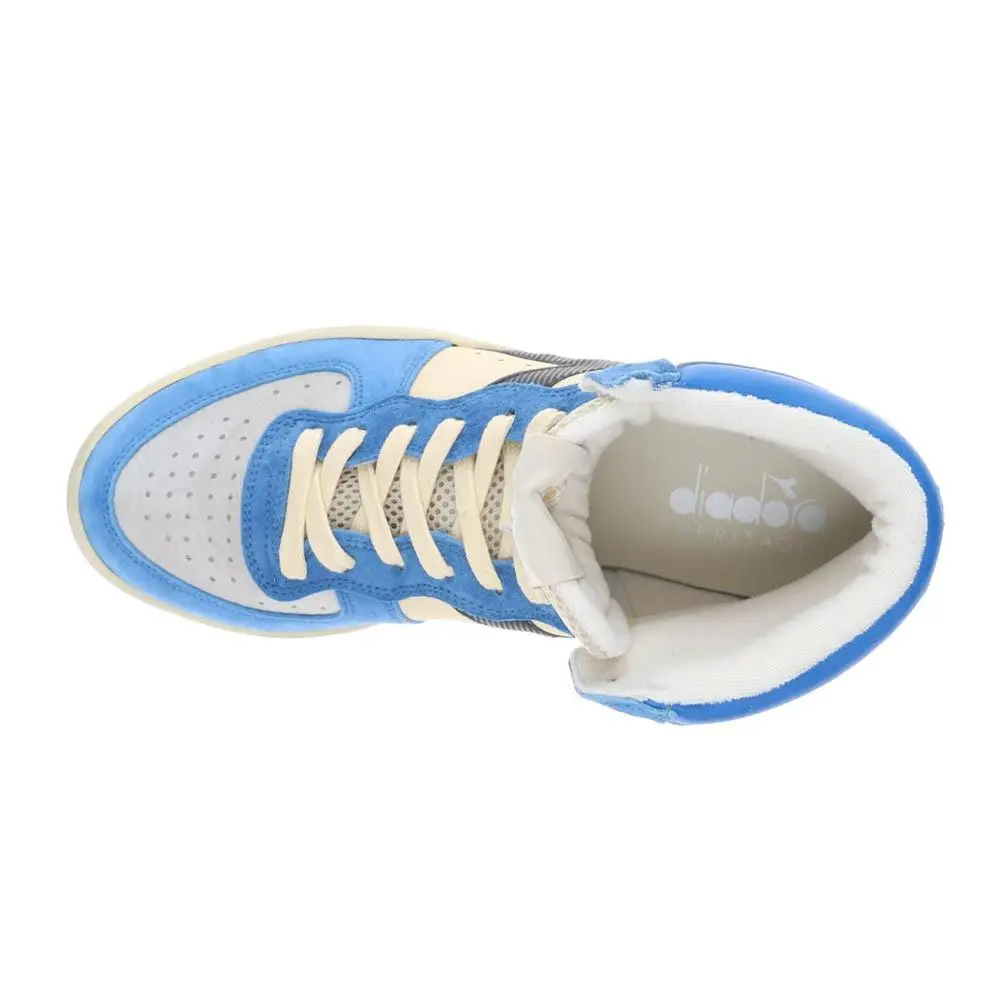 Diadora shoes - diadora Mi Basket Podio Italia High Top - 180475-65107 - Blue, Off White 7