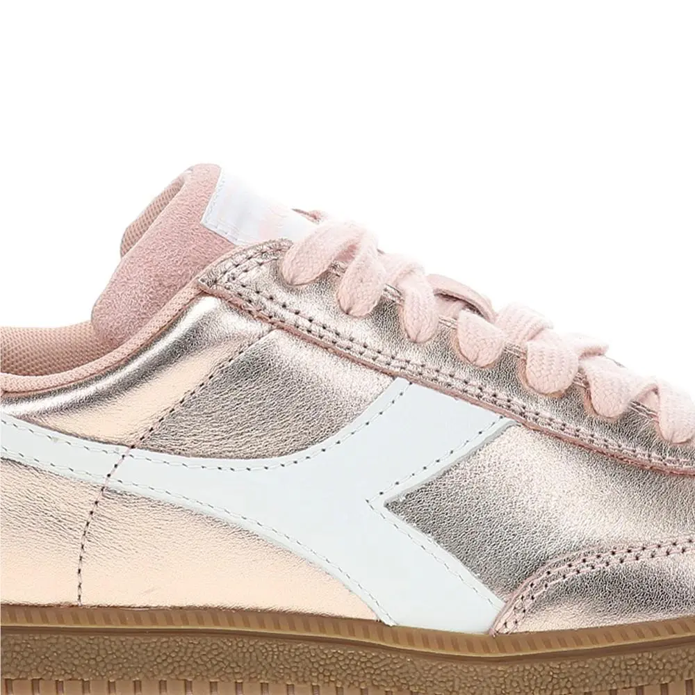 Diadora shoes - diadora Trainer Metallic Lace Up - 181987-50029 - Pink 4