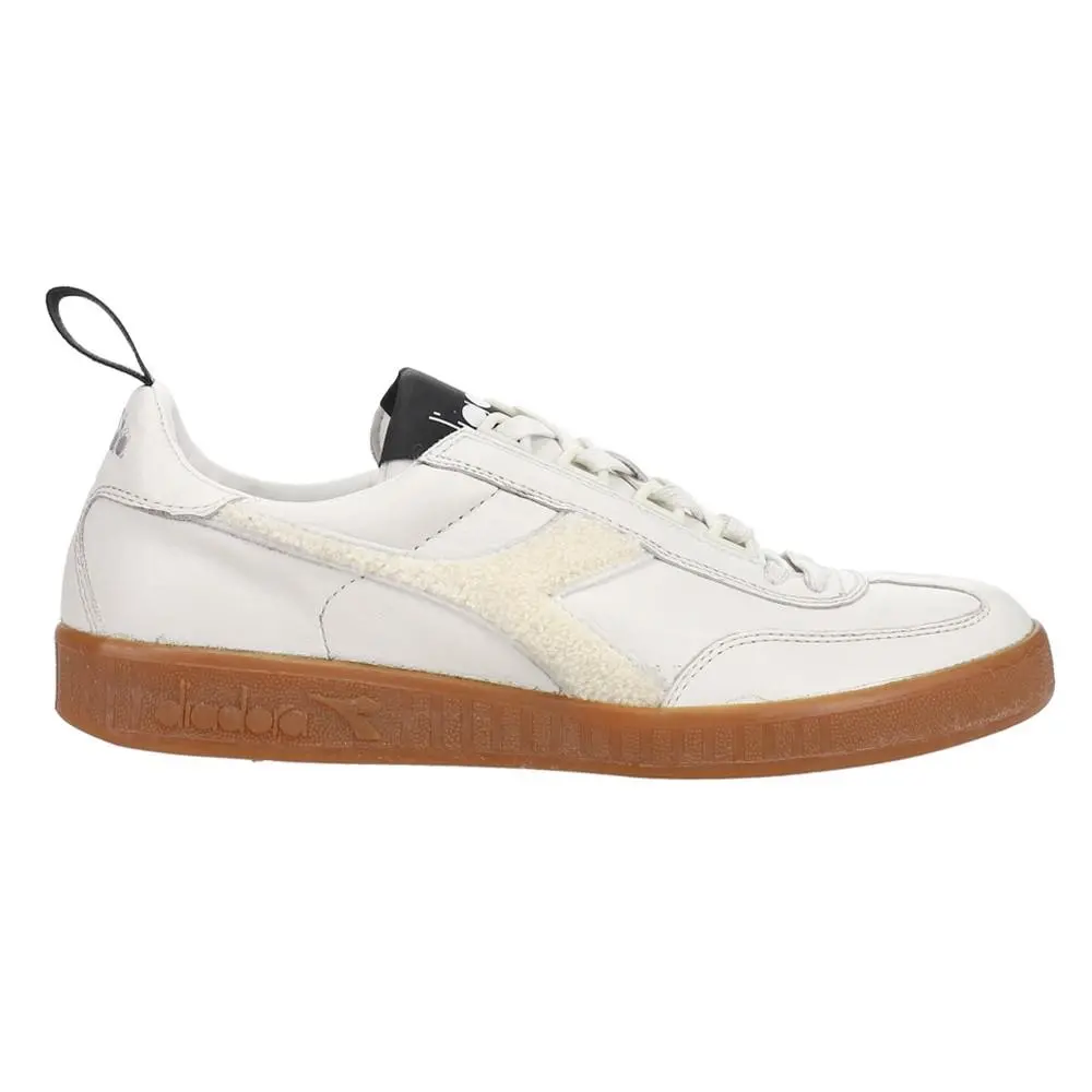 Diadora B. Original Sponge Lace Up B. Sponge Lace Up Mens Off White Sneakers Casual Shoes 175023