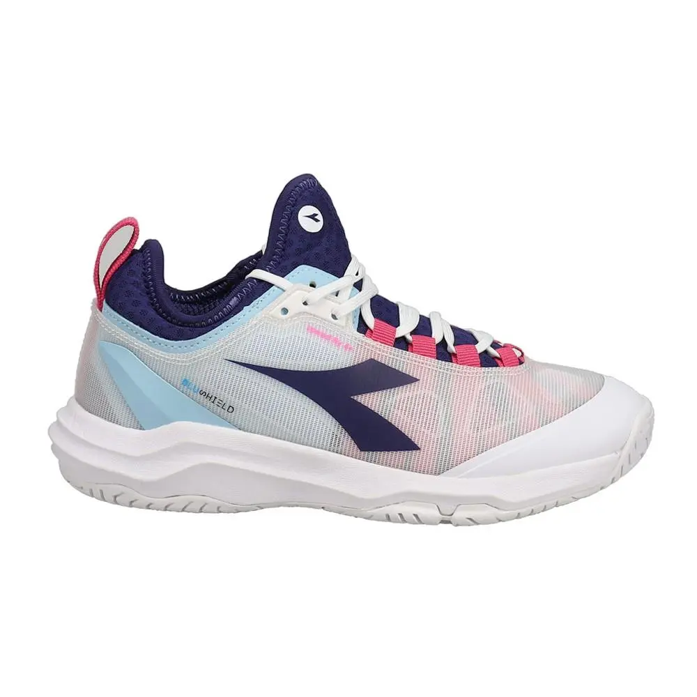 Diadora shoes - diadora Speed Blushield Fly 4 Plus Ag Tennis - 179506-D0257 - White 4