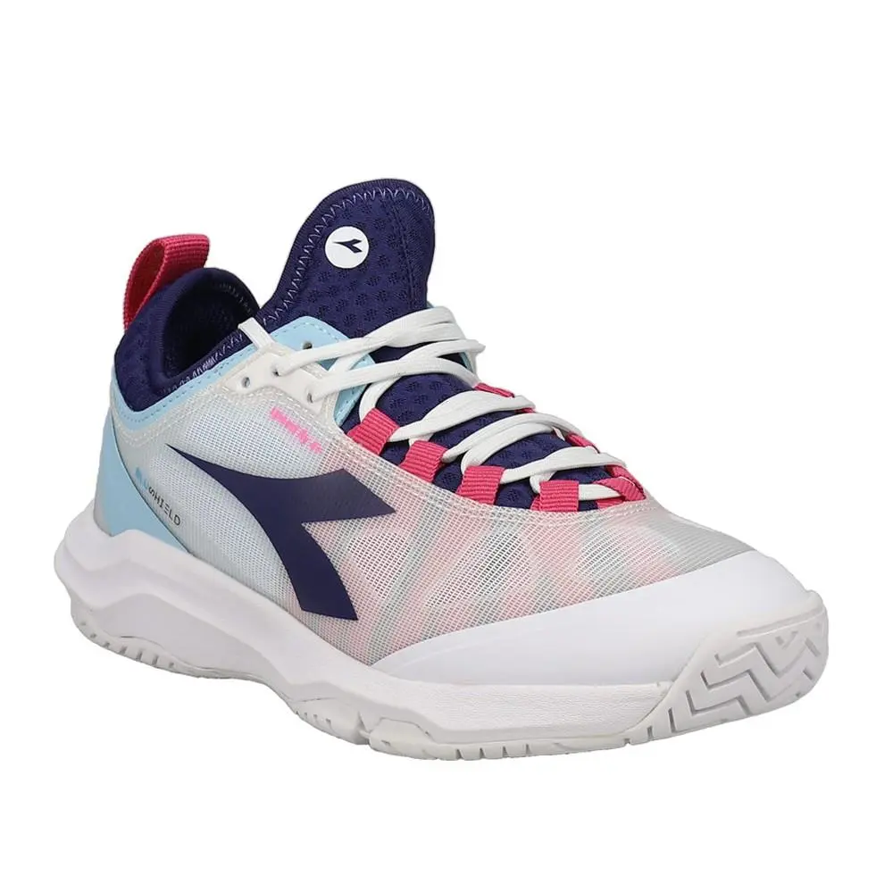 Diadora shoes - diadora Speed Blushield Fly 4 Plus Ag Tennis - 179506-D0257 - White 5
