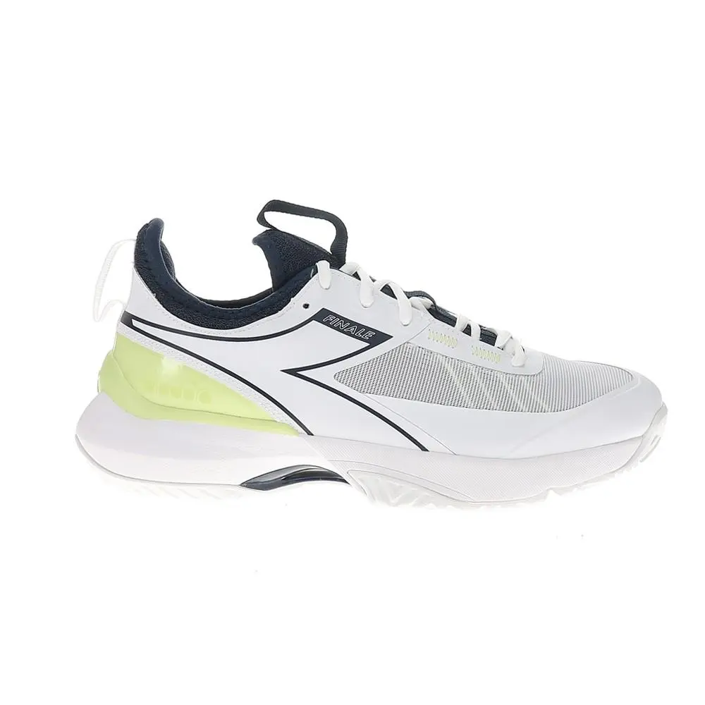 Diadora Finale All Ground Tennis Mens White Sneakers Athletic Shoes 179359-D103