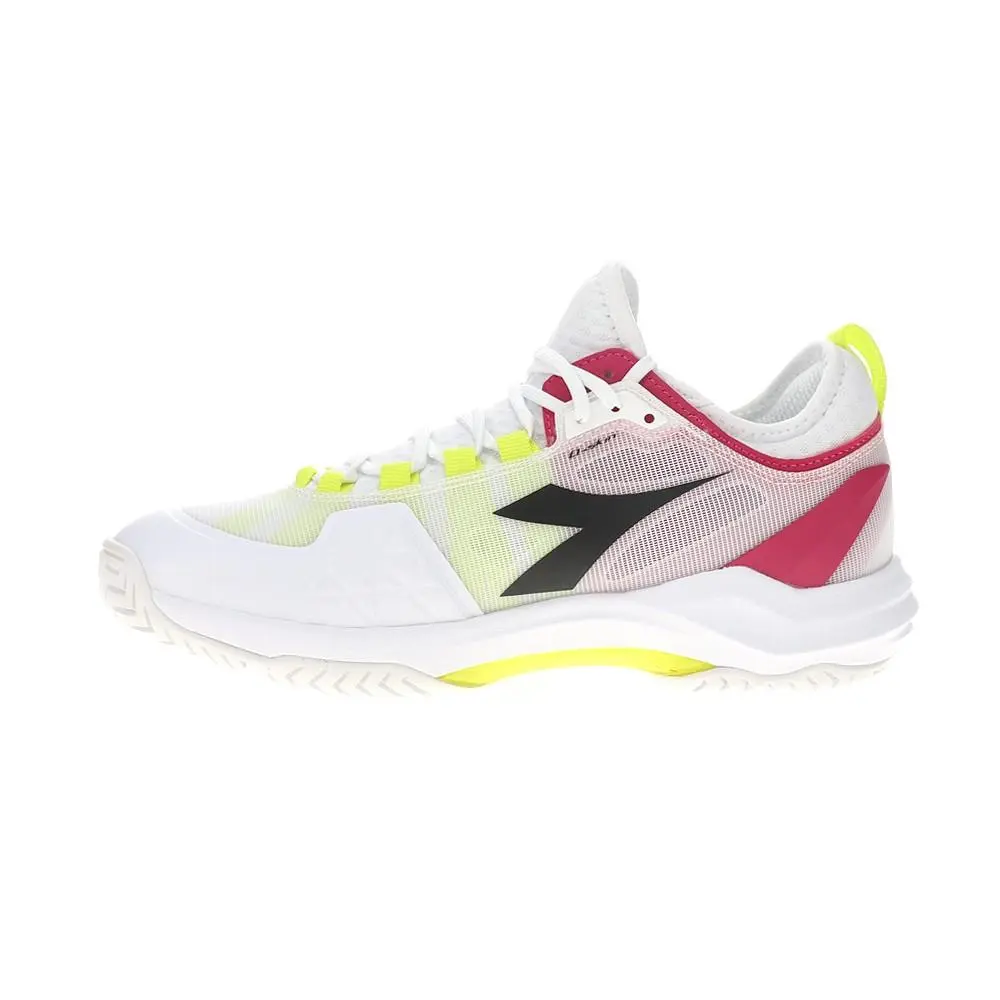 Diadora shoes - diadora Speed Blushield Fly 4 Plus Ag Tennis - 179506-D0617 - White 6