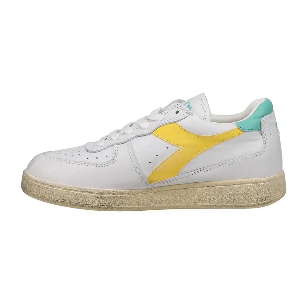 Diadora shoes - diadora Mi Basket Low Used Lace Up - 179043-C1682 - White 6
