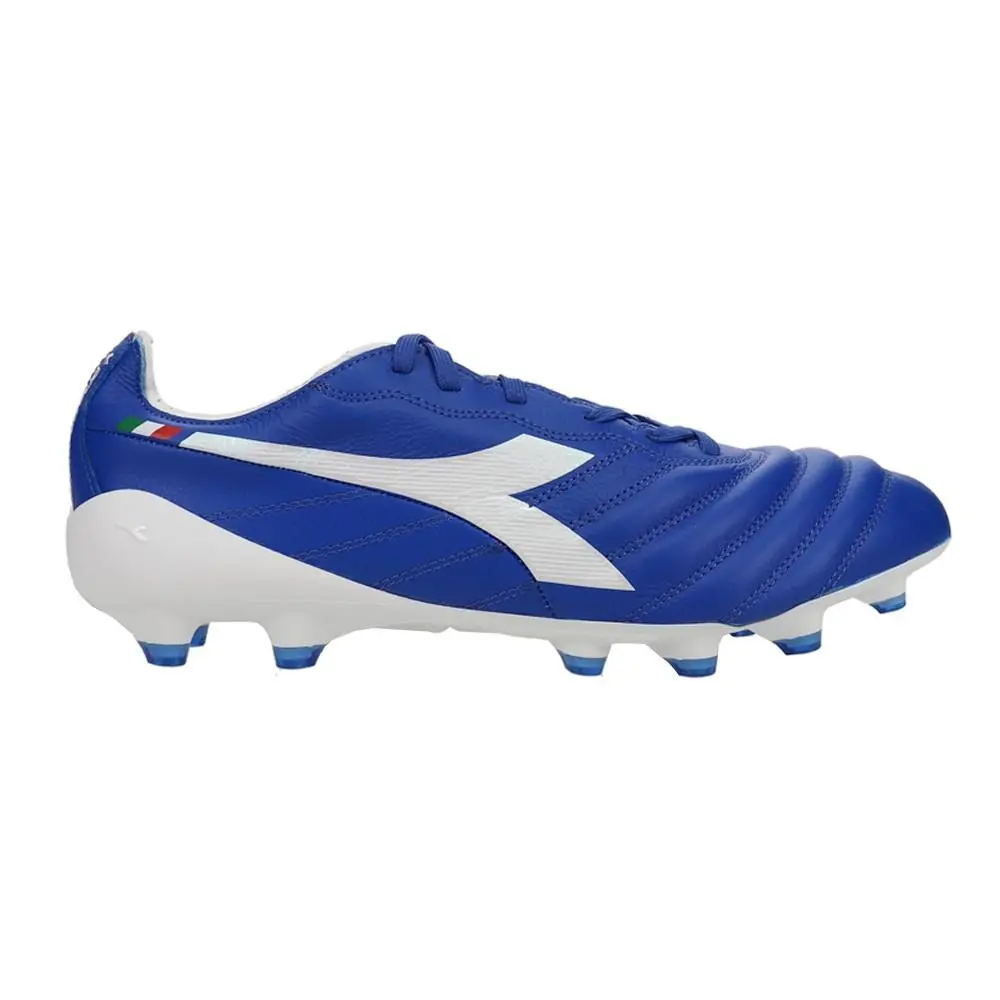 Diadora shoes - diadora Brasil Elite2 Tech Made In Italy Lpx Firm Ground Soccer C - 178799-D0336 - Blue 4