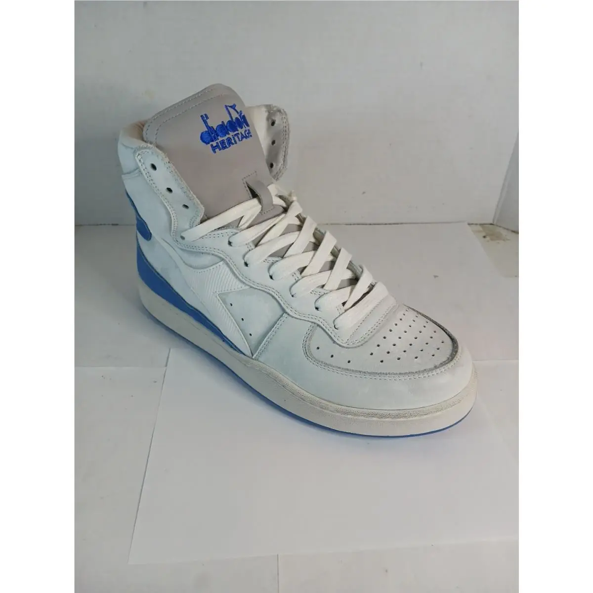 Diadora shoes - diadora Mi Basket Used High Top - 158569-C4478 - White (UPC: 193867426707) 1