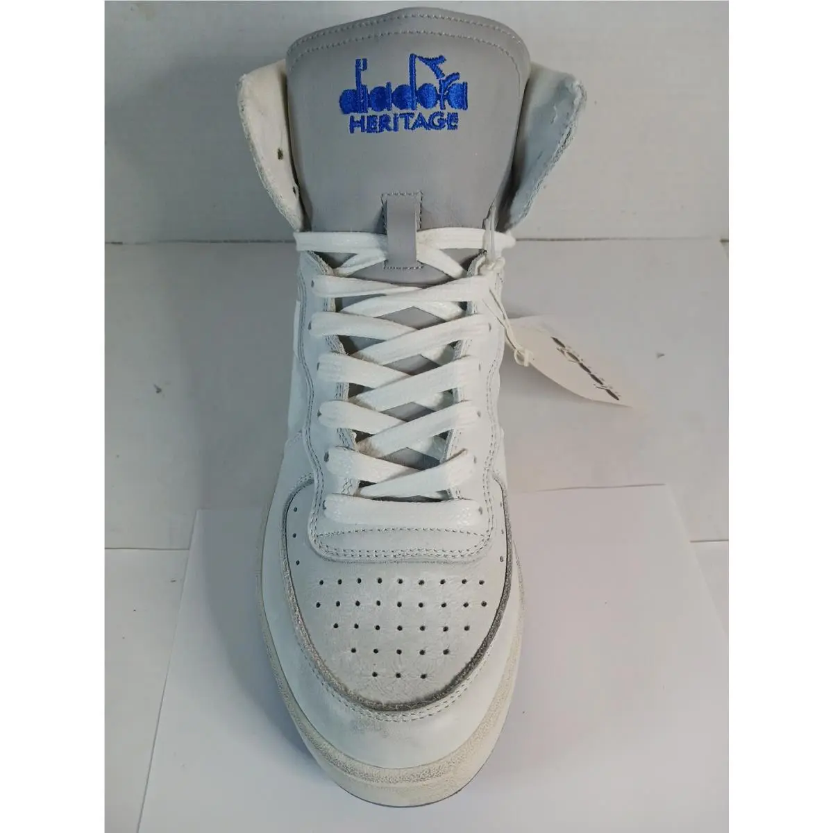 Diadora shoes - diadora Mi Basket Used High Top - 158569-C4478 - White (UPC: 193867426707) 2
