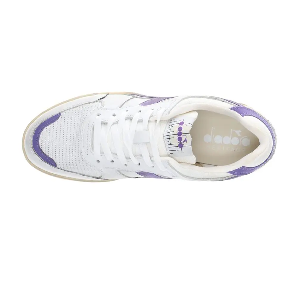 Diadora shoes - diadora B.560 Used Lace Up - 180117-C5649 - Purple, White (UPC: 193867965763) 2