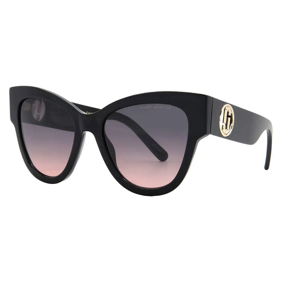 Marc Jacobs Grey Fuchsia Cat Eye Ladies Sunglasses Marc 697/S 0807/FF 53
