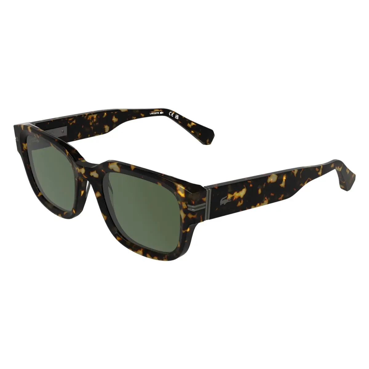 L 6093 S Transparent Grey 035 Size 53 Sunglasses by Lacoste