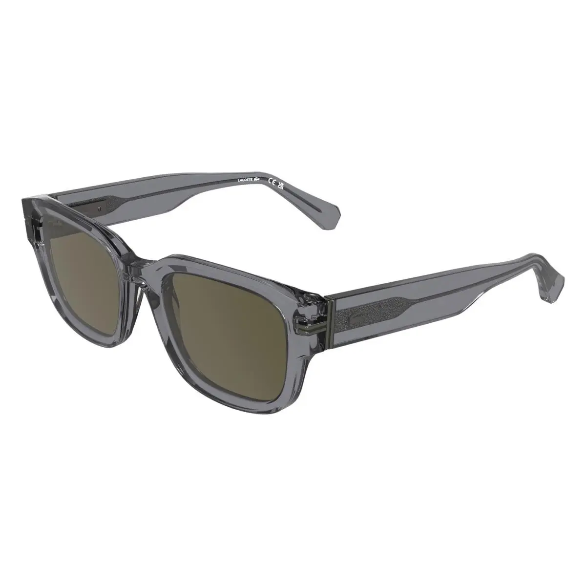 Lacoste L 6093 S Transparent Grey 035 Size 53 Sunglasses