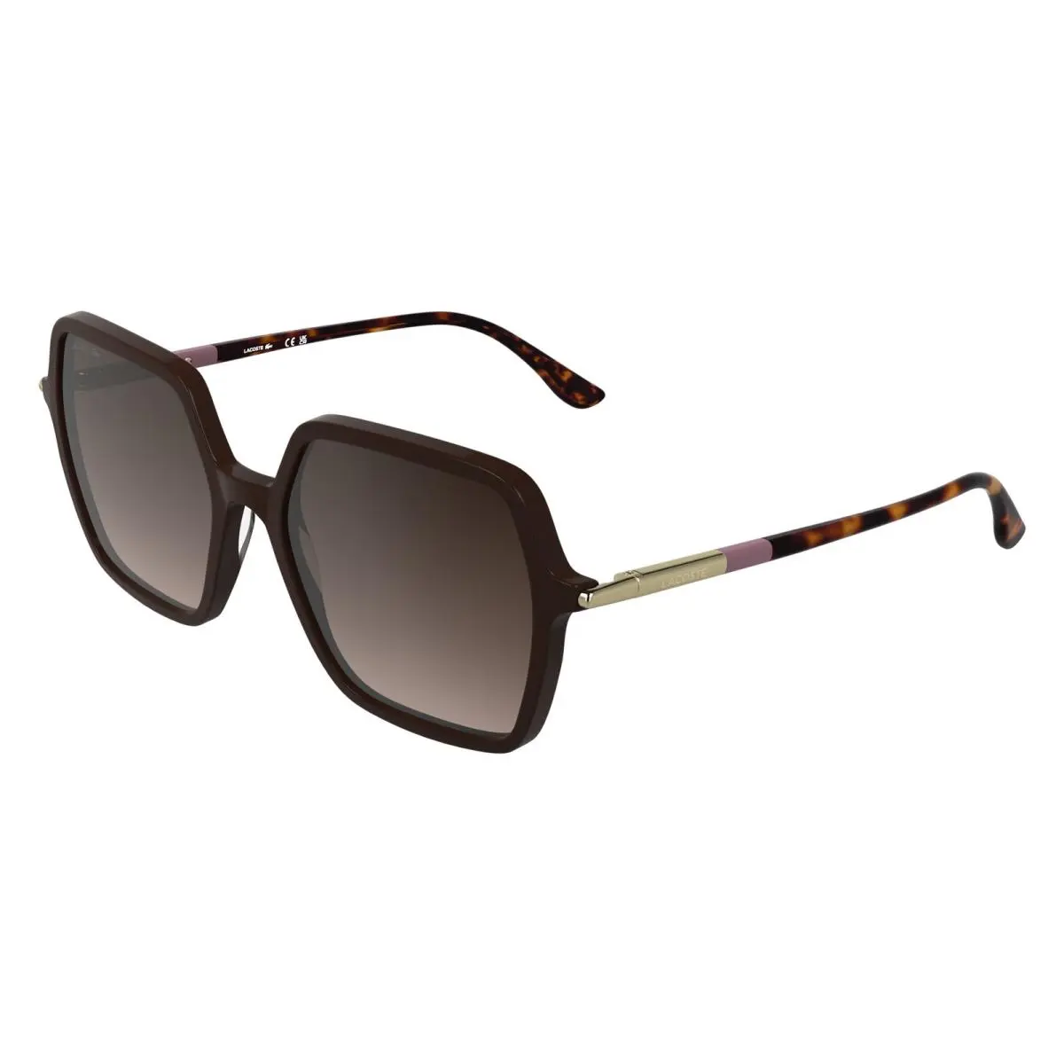 L 6079 S Black 001 Size 57 Sunglasses by Lacoste