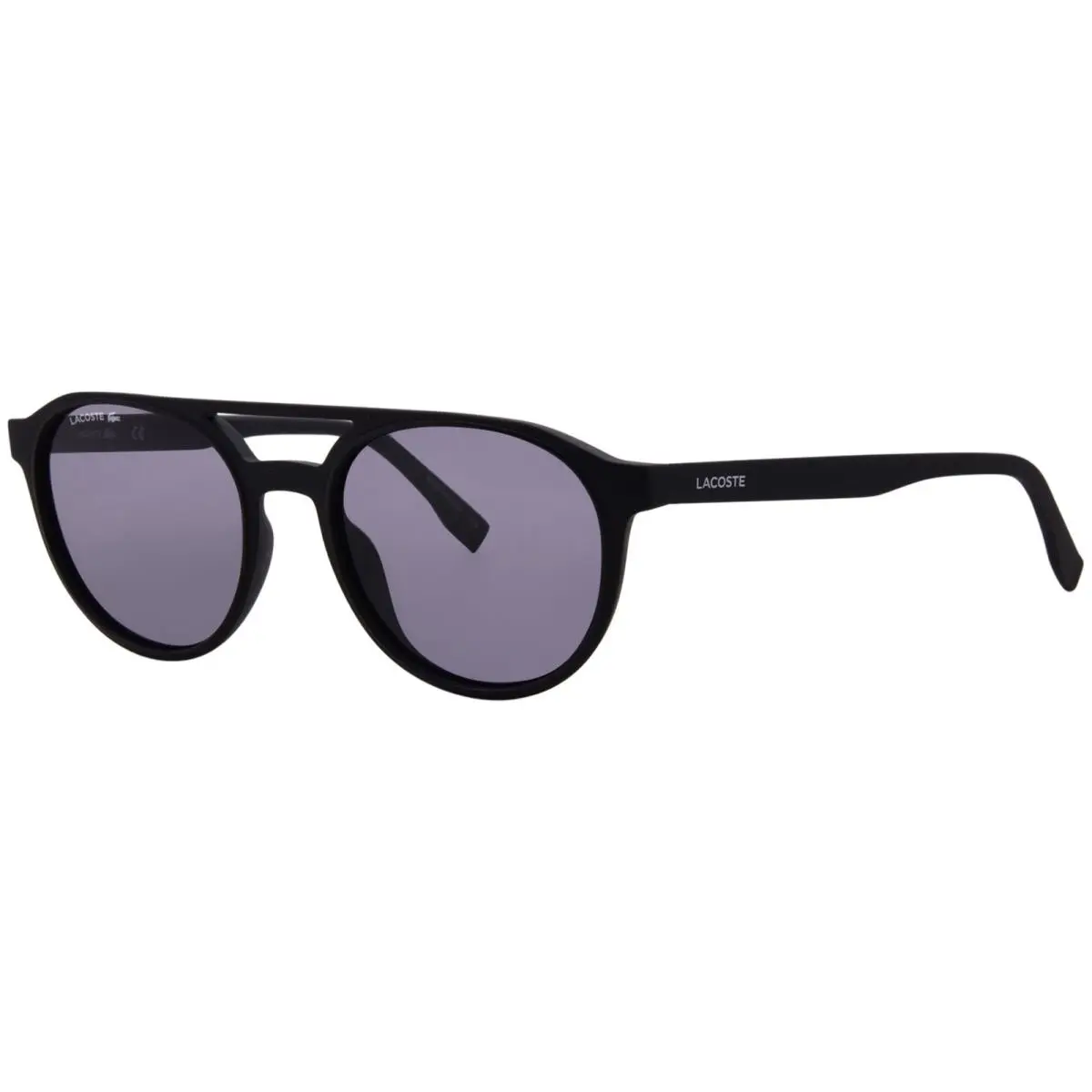 L881S 001 Sunglasses Black/grey Round Shape 52mm by Lacoste