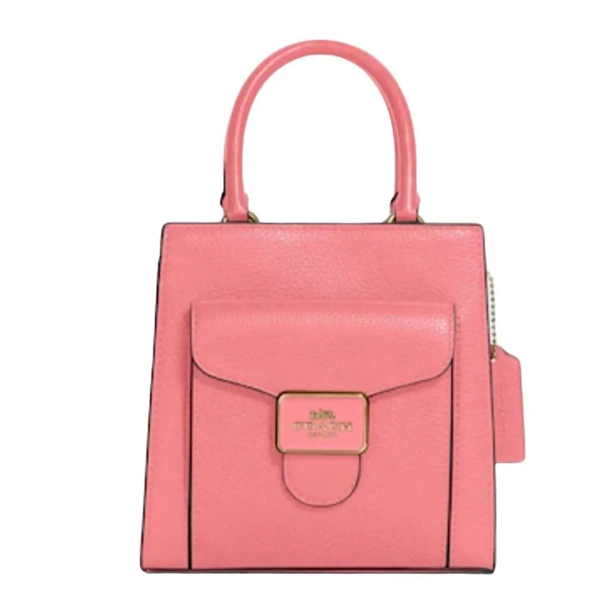 Coach Leather Mini Pepper Pink Taffy Detachable Strap For Crossbody or Shoulder