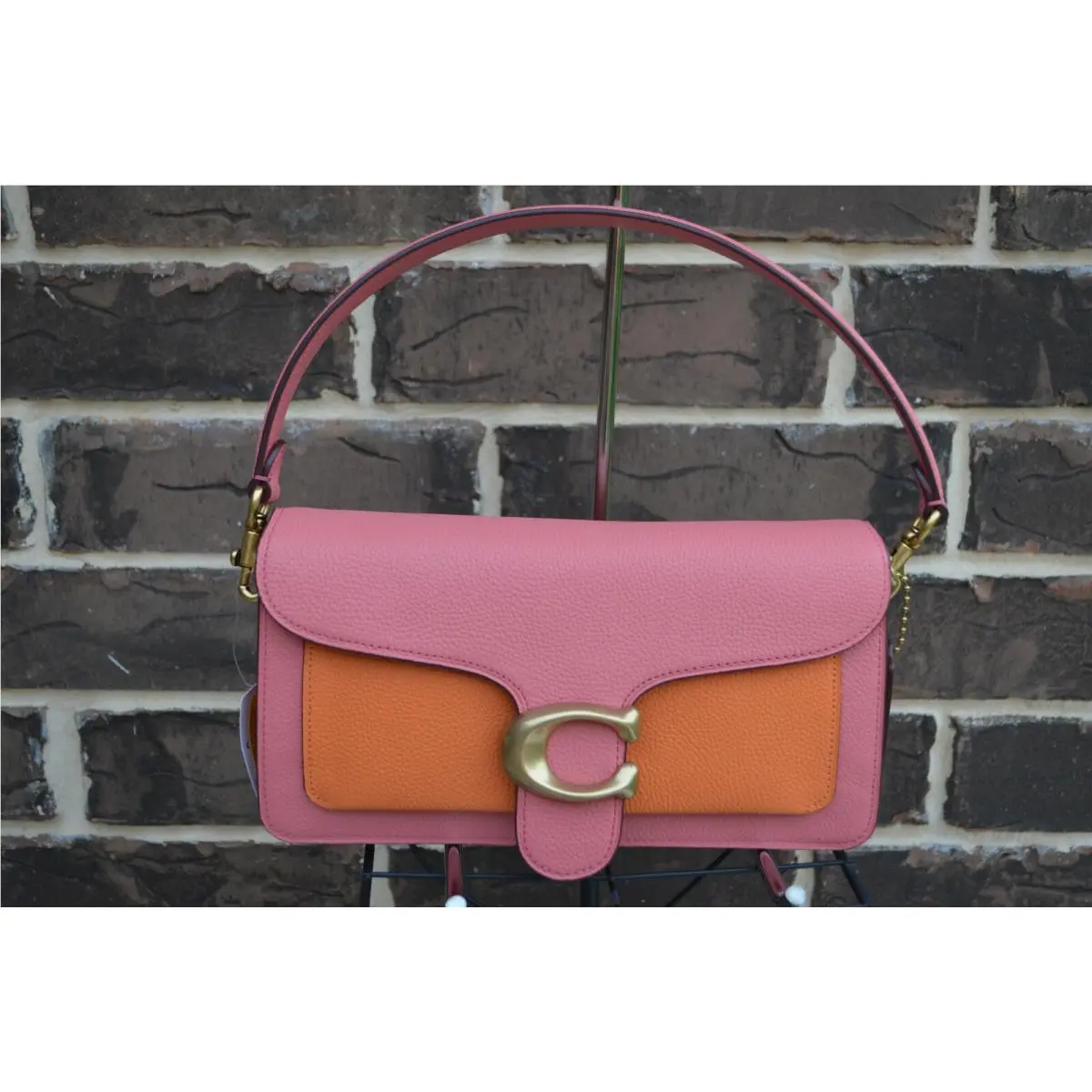 Coach Tabby 76105 Taffy Orange Pink Multi Shoulder Bag