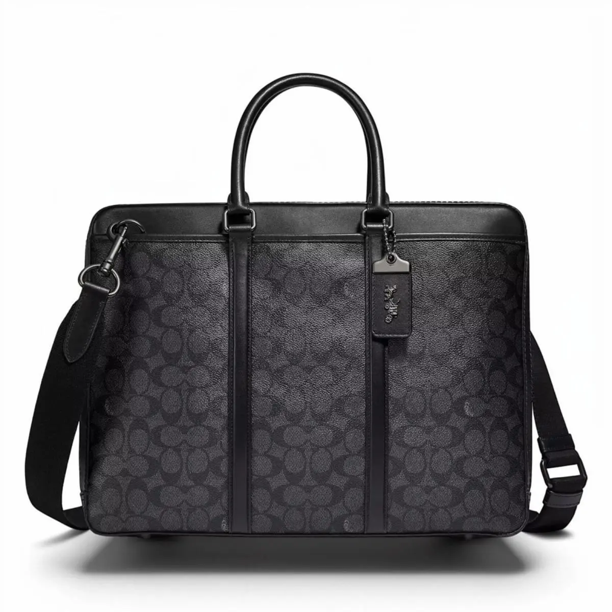 Coach Metropolitan Slim Brief in Signature Canvas