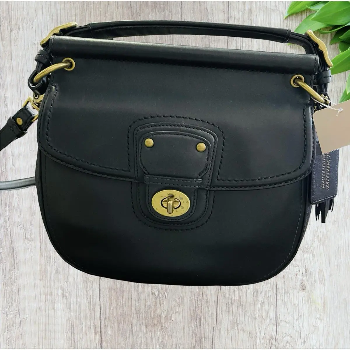Coach Black 19132 Willis Purse From The 70th Anniversary Limited Edition
