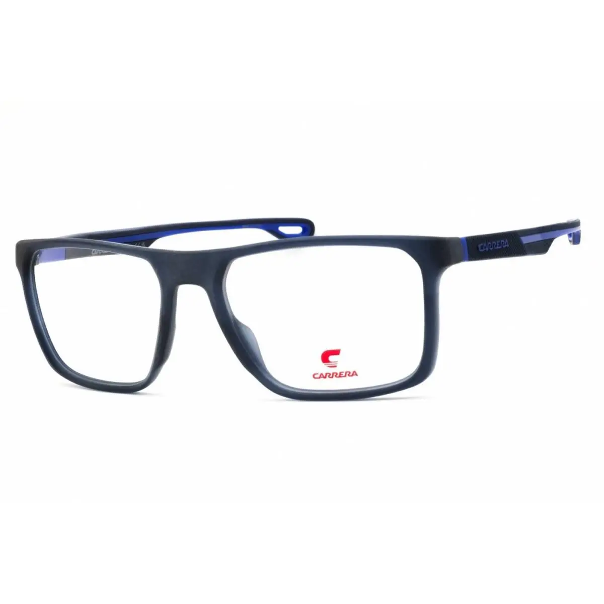 Carrera Men`s Eyeglasses Matte Blue Plastic Full Rim Square Frame 4413 0FLL 00