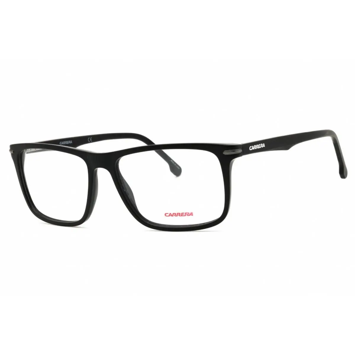 Carrera Men`s Eyeglasses Matte Black Plastic Rectangular Shape Frame 286 0003 00