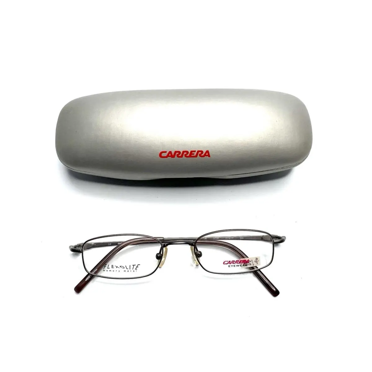 Carrera Youth Matte Brown Rectangular Glasses CA7385 46 17 130