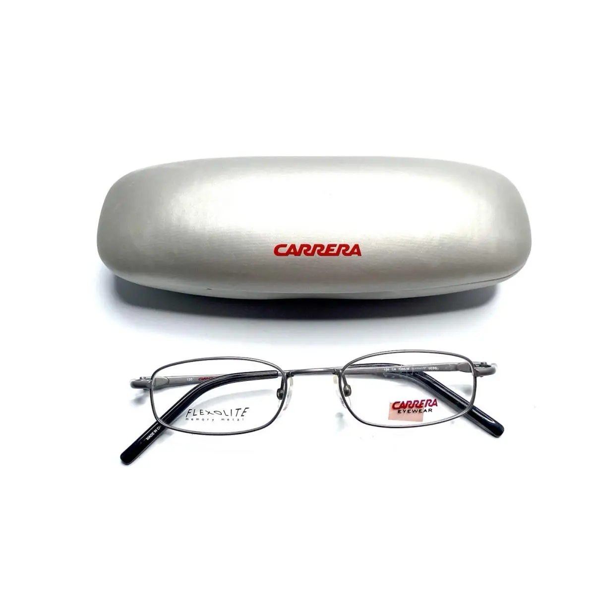 Carrera Youth Matte Grey Rectangular Glasses 7385 44 17 130