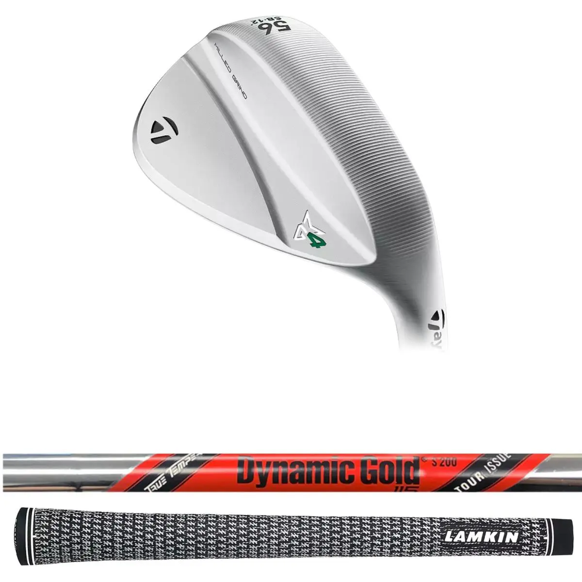 Taylormade Milled Grind 4 60 08 Low Bounce Wedge Dynamic Gold S200