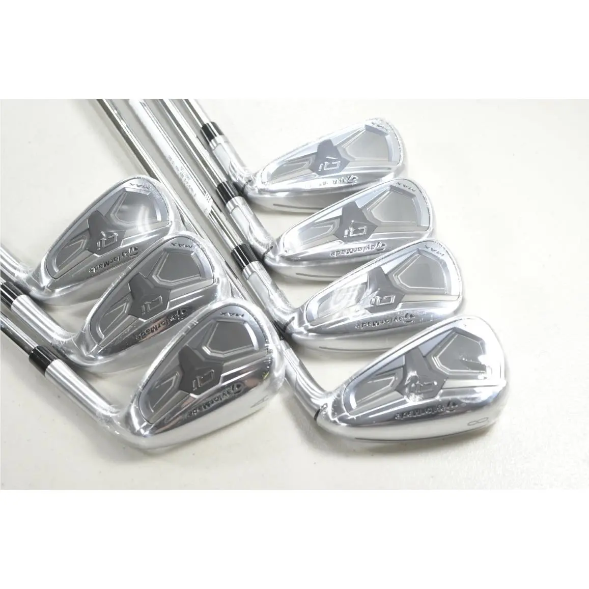 Taylormade Qi Max 5-PW AW Iron Set Stiff Flex Right Kbs Max MT 85g Steel 218750