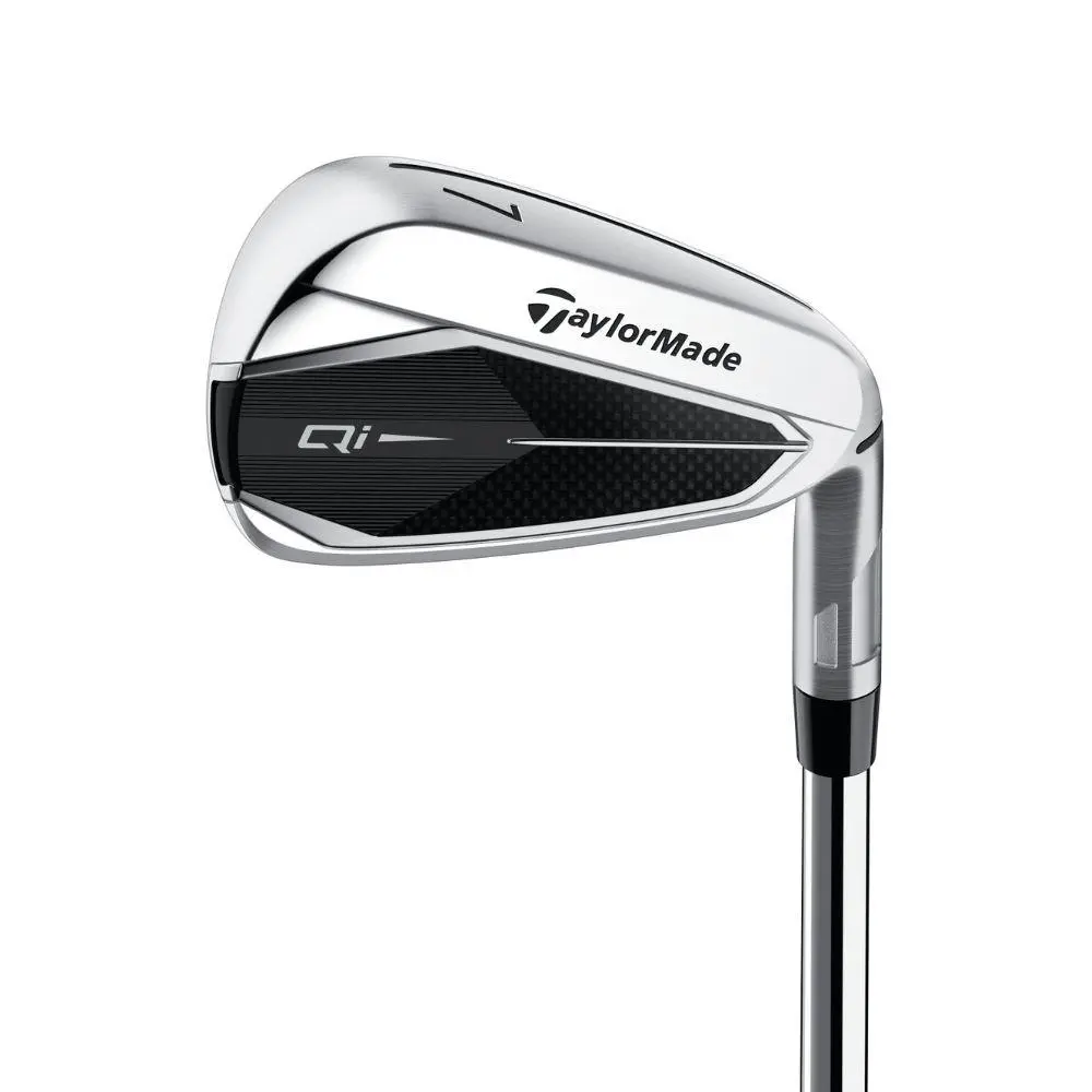 Taylormade Qi Iron Set 5-PW AW Graphite Stiff Flex Right Hand
