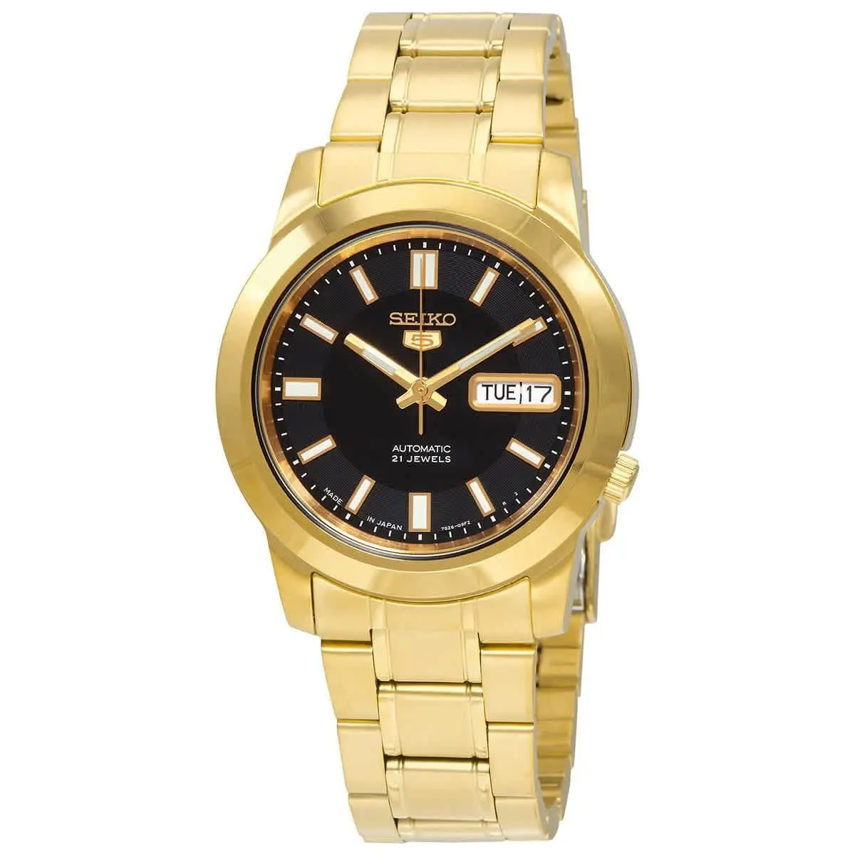 Seiko 5 Automatic Black Dial Men`s Watch SNKK22J1