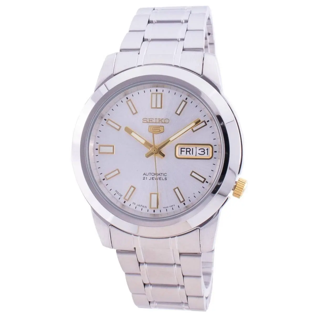 Seiko Series 5 Automatic SNKK09J1 Stainless Steel Japan Made Analog Mens Watch