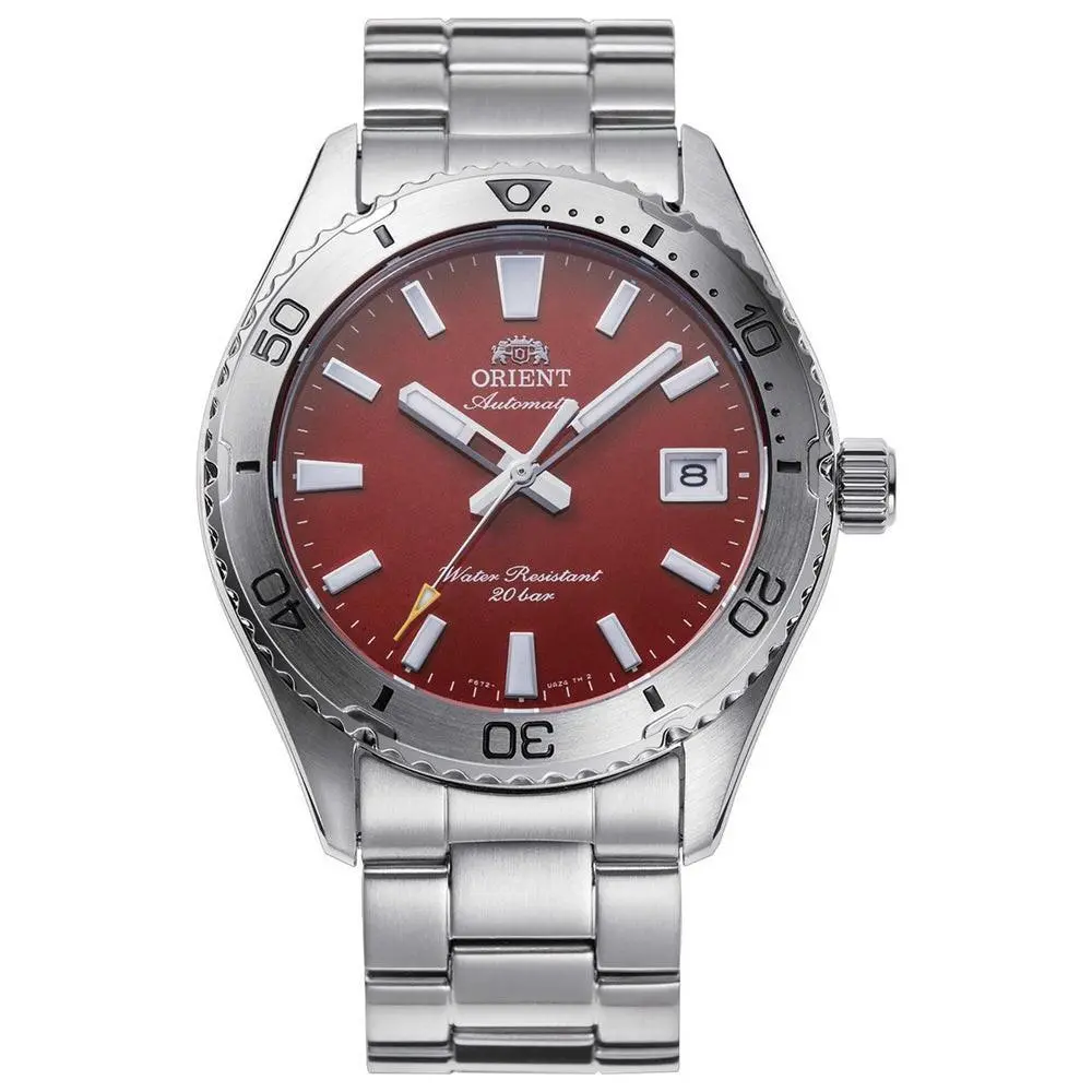 Orient Men`s Mako 40 Sports Red Dial Automatic 40mm Watch RA-AC0Q09R