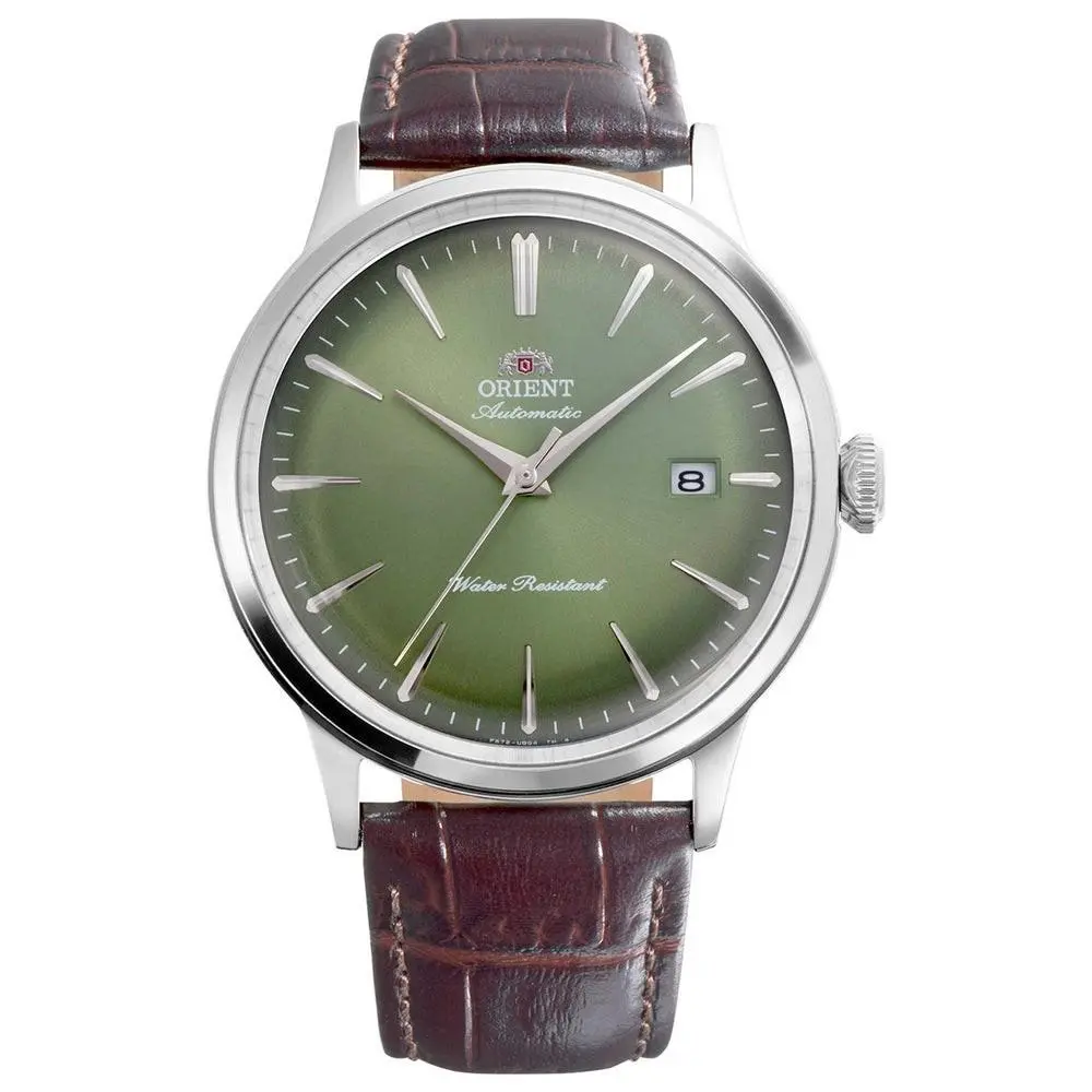 Orient Men`s Bambino Classic Green Dial Automatic 40mm Watch RA-AC0029E