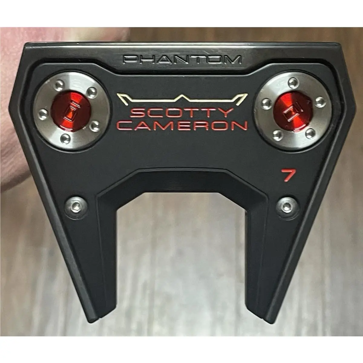 Scott  - Phantom 7 - 2026 - SCS - Xtreme Dark Finish - DLC - Red, Lie Angle: Black 2