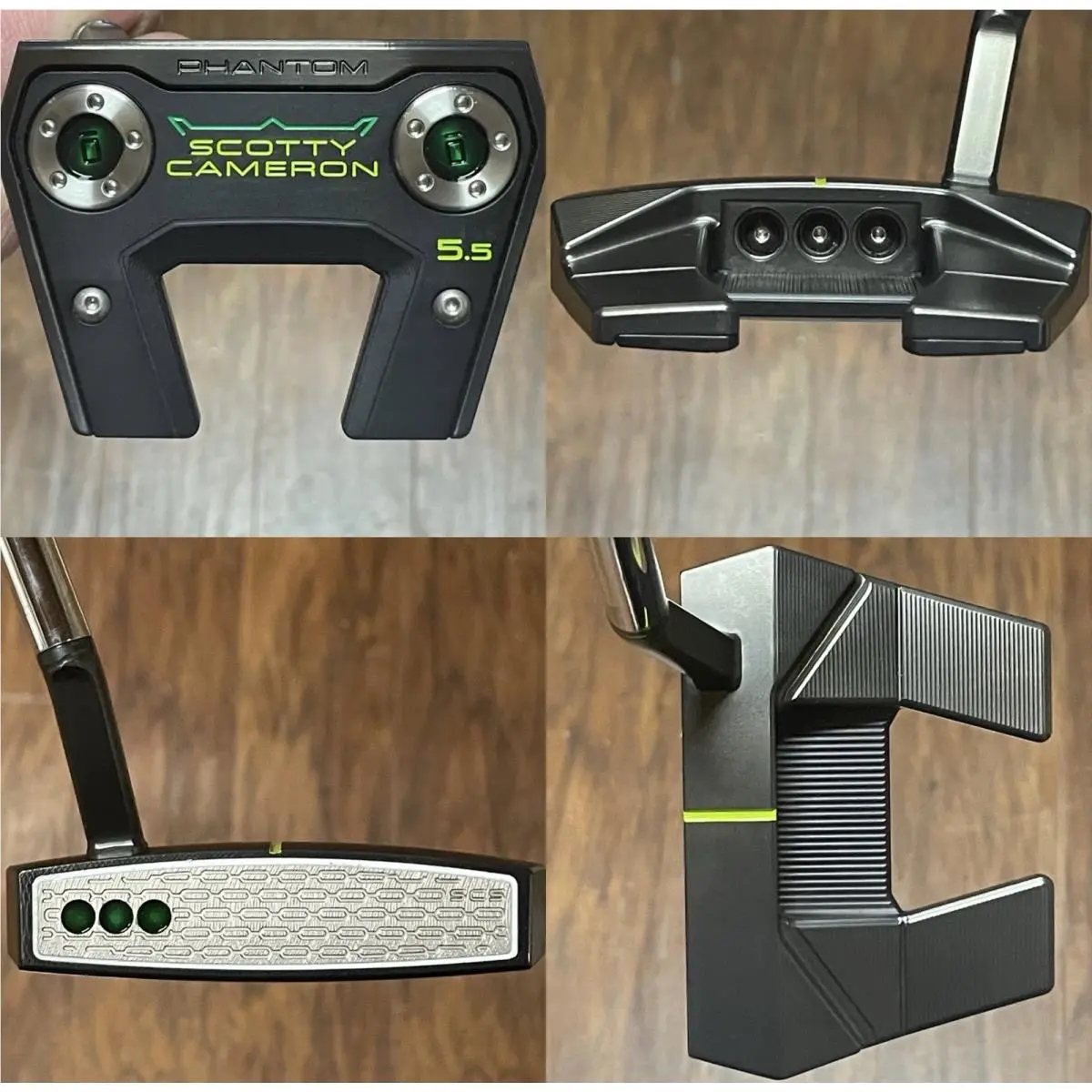 Scotty Cameron 2026 Phantom 5.5 Putter - LH - - Xtreme Dark Finish - Grn