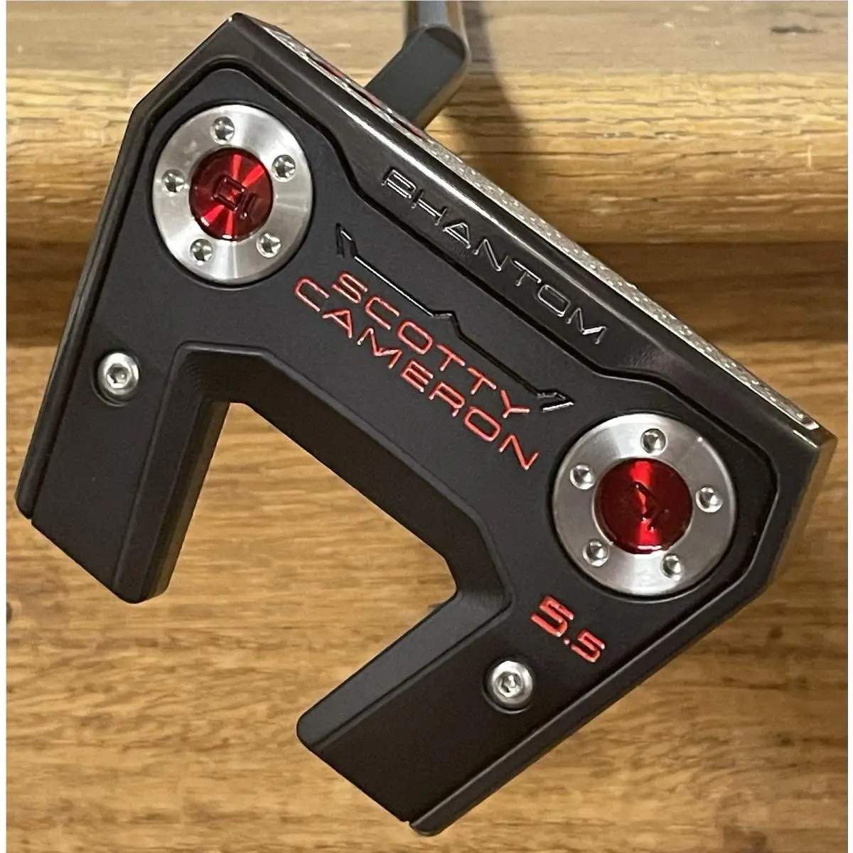 Scott  - Phantom 5.5 - 2026 - SCS - Xtreme Dark Finish - DLC - Red, Lie Angle: Black 0