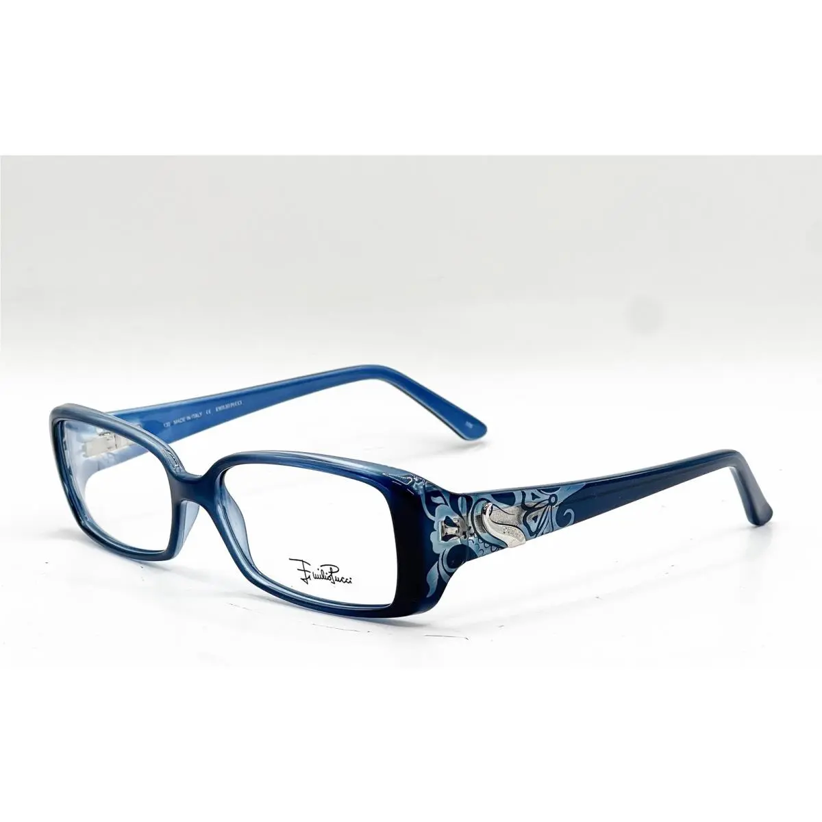 EP2661 428 Dark Blue Eyeglasses 53-15 by Emilio Pucci