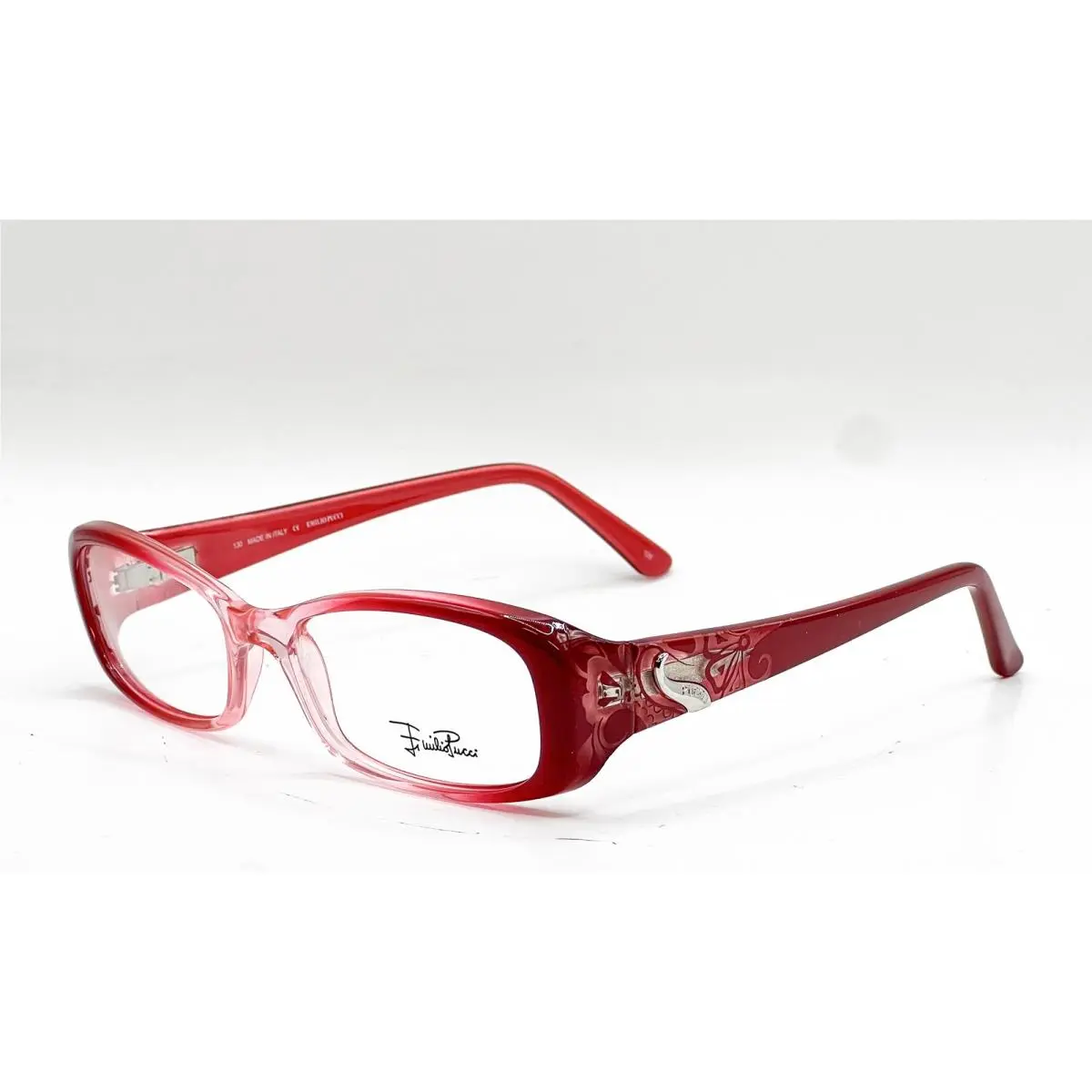 EP2660 616 Red Gradient Eyeglasses 51-17 by Emilio Pucci