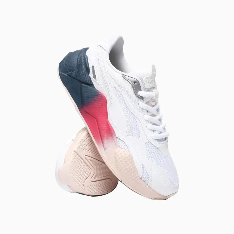Puma shoes - Puma RS X3 Leather Fade - 374657-01 - White/Rose Water 6