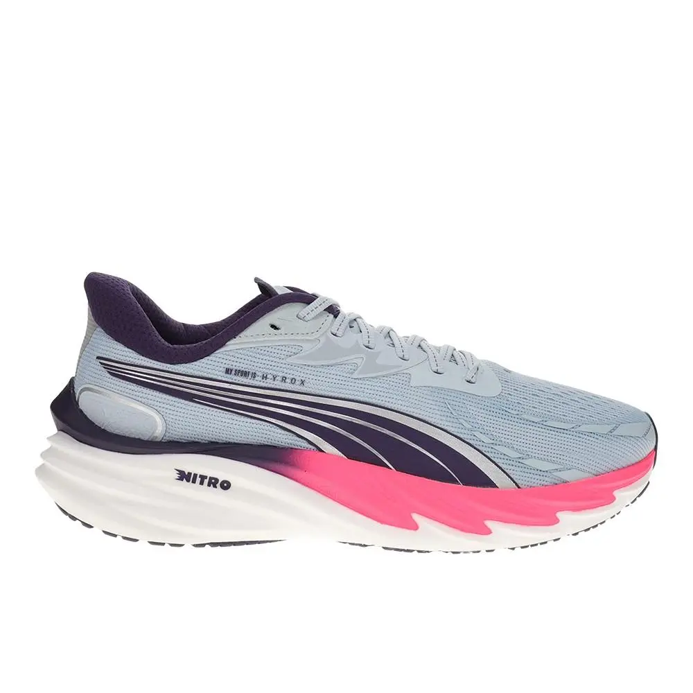 Puma X Hyrox Velocity Nitro 4 Running Mens Blue Sneakers Athletic Shoes 312915 - Blue