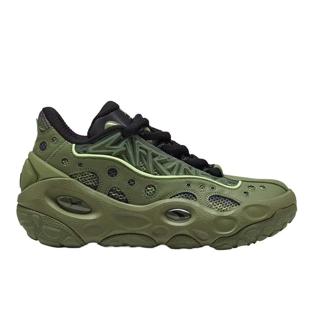 Puma La Francé Rnr Camo Lace Up Mens Green Sneakers Casual Shoes 31297601