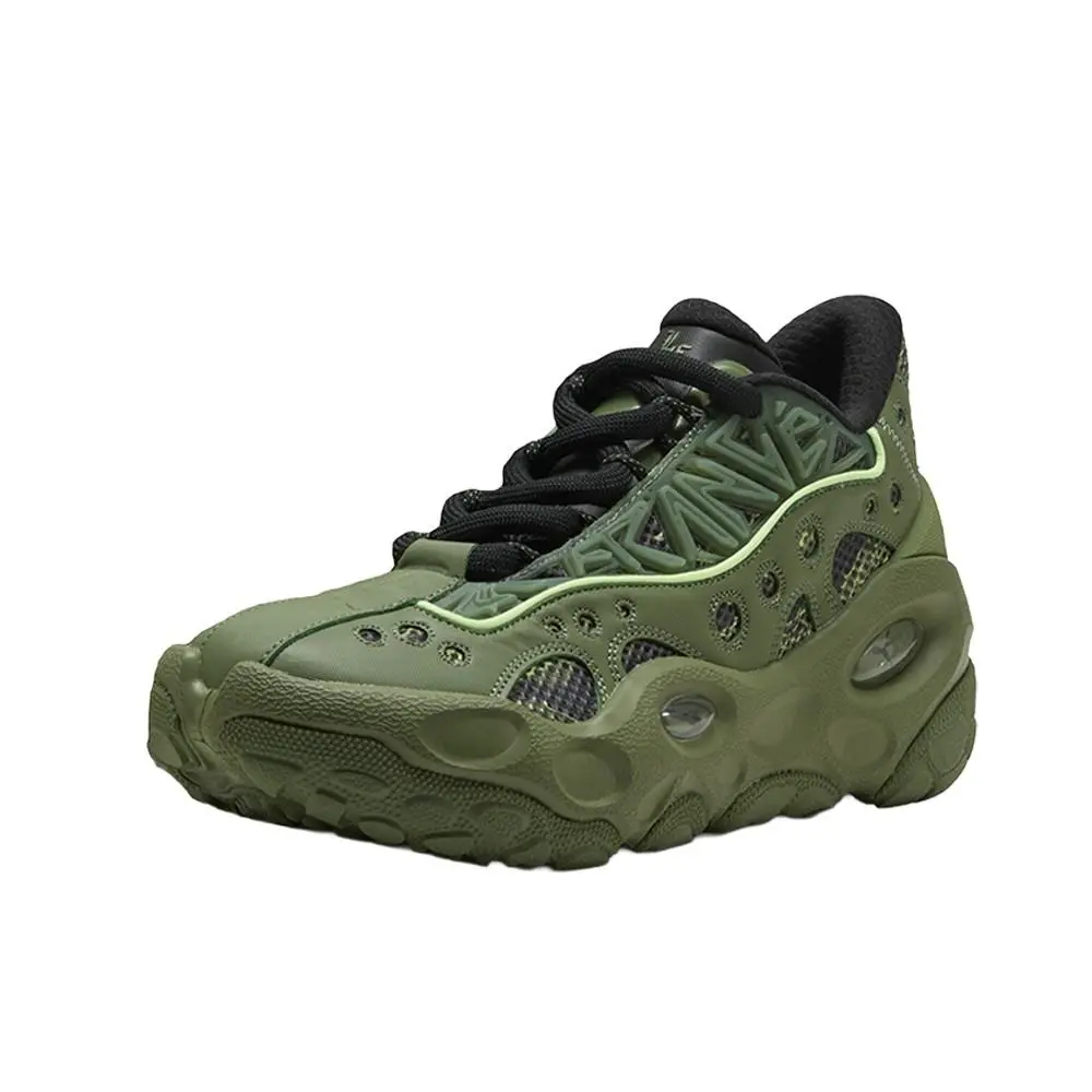 Puma shoes - PUMA La Francé Rnr Camo Lace Up - 31297601 - Green 0