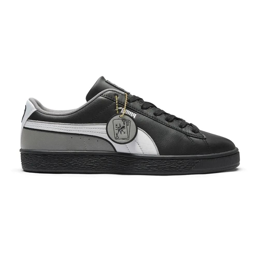 Puma Basket Vegas Flagship Lace Up Mens Black Sneakers Casual Shoes 40265001
