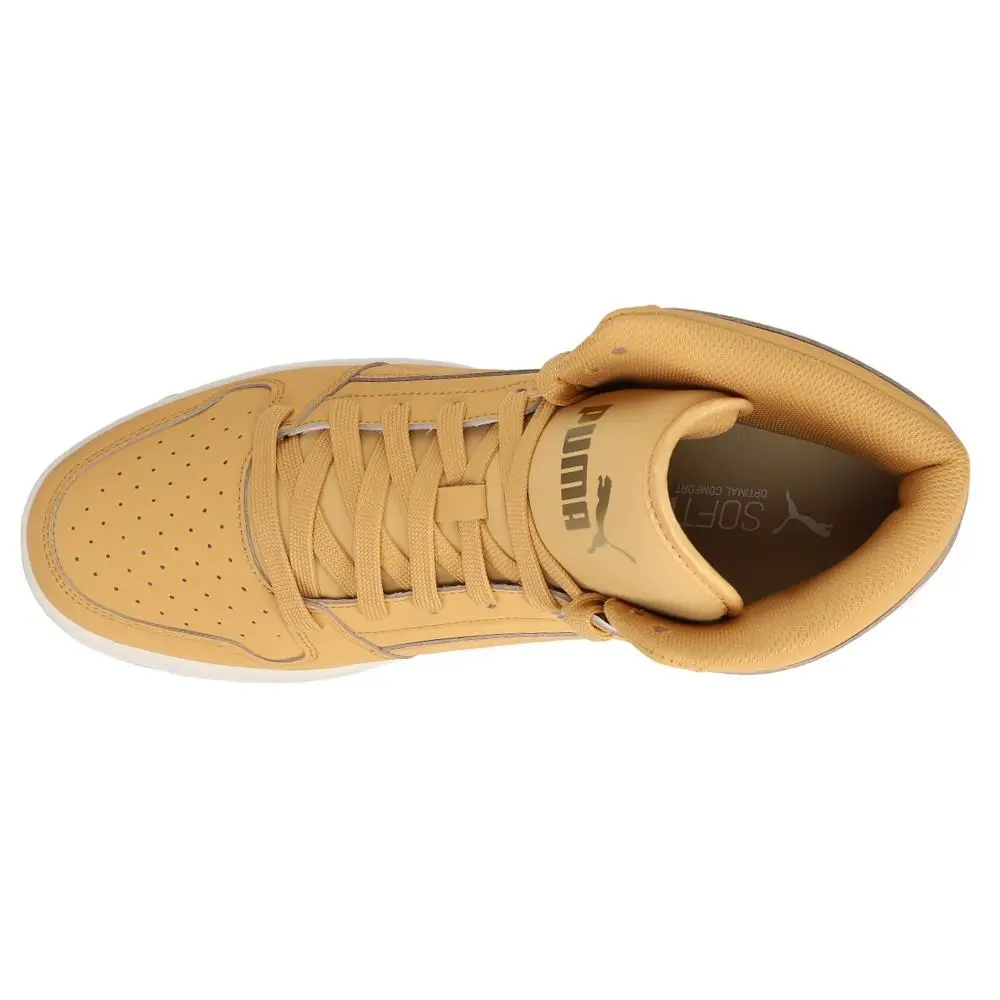 Puma shoes - PUMA Rebound Layup Nubuck Lace Up - 38127702 - Yellow 8