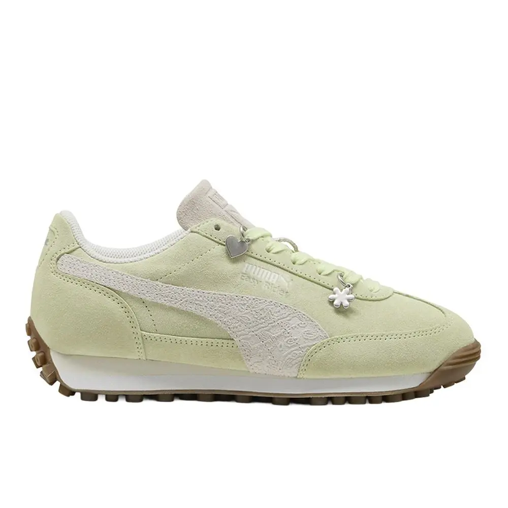 Puma Easy Rider Embroidery Lace Up Womens Green Sneakers Casual Shoes 40549501