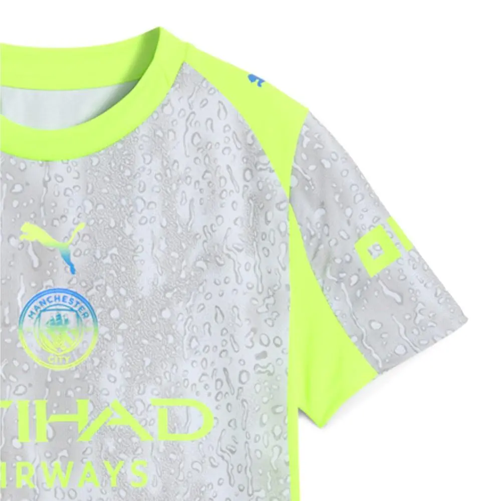 Puma clothing - PUMA Manchester City F.C. Third Crew Neck Short Sleeve Soccer Jer - 78036503 - Blue 3